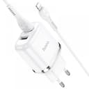 Универсално зарядно HOCO N4 комплект за зареждане с кабел USB към LIGHTNING 1M.