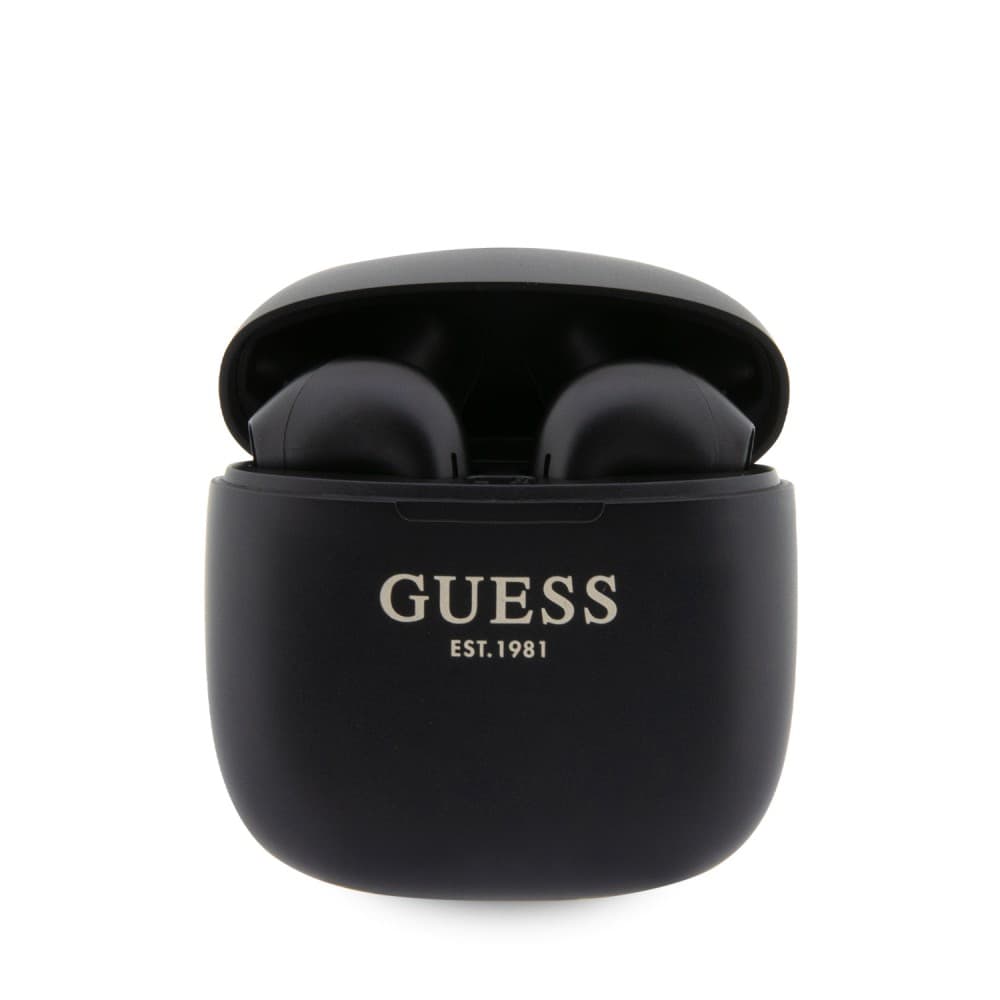 Безжични Bluetooth TWS слушалки GUESS Script - Черни