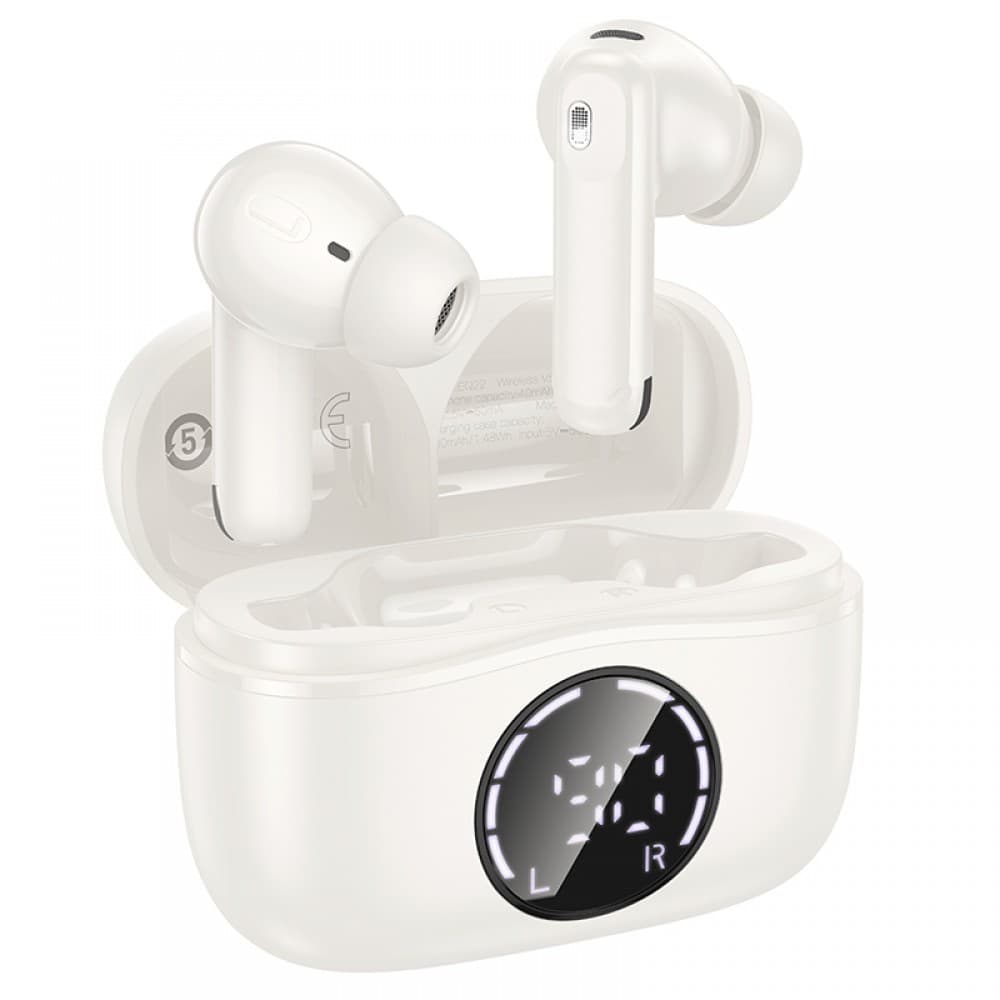 Безжични Bluetooth слушалки Hoco EQ22 Singer ANC+ENC - Бели