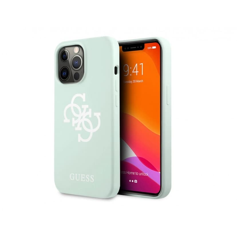 Оригинален кейс Guess iPhone 13 Pro - Мента