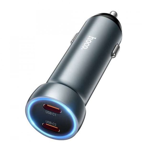 Зарядно за кола HOCO Z54B “Prosperous” PD60W (Два USB-C порта)
