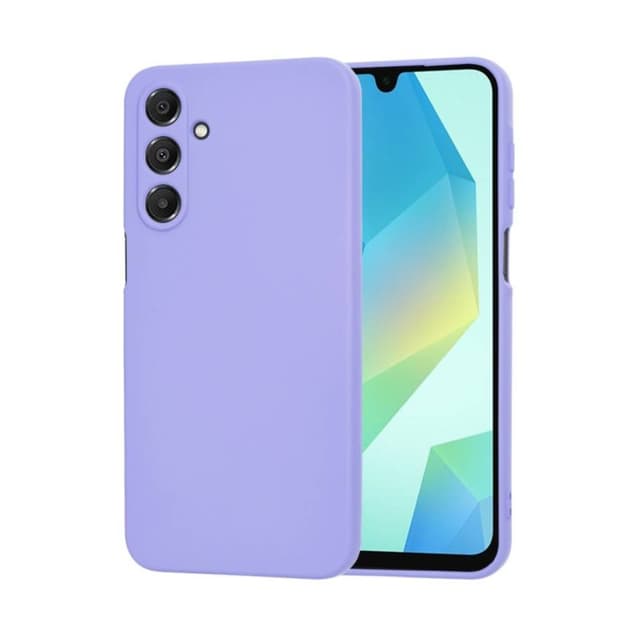 Силиконов калъф / гръб / TPU кейс за Samsung A18 - Лилав със защита за камерата
