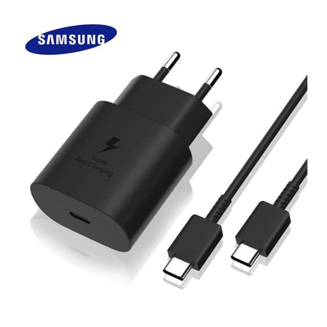 Оригинално зарядно комплект с кабел за Samsung A18 220V EP-TA800 Super Charge 25W