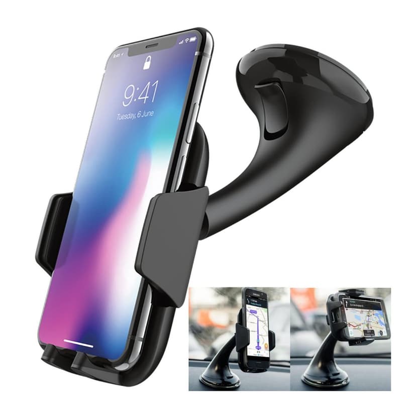 Стойка за кола за Samsung A18 - черна